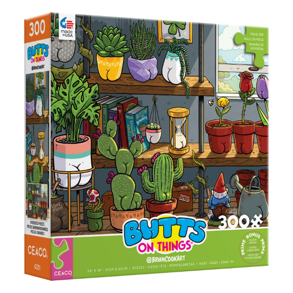 Butts on Things - Plants - 300 Piece Puzzle