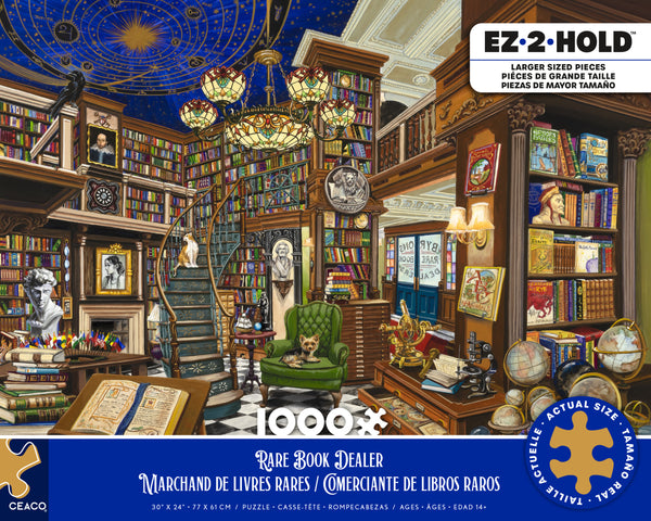 EZ 2 Hold - Rare Book Dealer - 1000 Oversized Piece Puzzle