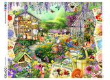 EZ 2 Hold - Animal Garden Party - 1000 Oversized Piece Puzzle