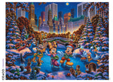 Disney Dowdle - Mickey and His Friends Skating in Central Park - 1500 Piece Puzzle