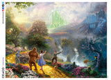 Thomas Kinkaid WB- Dorothy Discovers the Emerald City- 750 Piece Glitter Puzzle