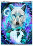 Wolf Spirit Glow - 750 Piece Glow-in-the-Dark Puzzle