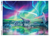 Northern Lights Gathering Glory - 750 Piece Glow-in-the-Dark Puzzle
