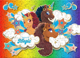 Afro Unicorn - Made of Magic - 100 Piece Puzzle