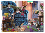 Paws Gone Wild - Kitten Kerfuffle - 500 Piece Puzzle