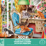 Paws Gone Wild - Kittens in the Bedroom - 500 Piece Puzzle