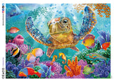 EZ 2 Hold - Turtle Flight- 500 Oversized Piece Puzzle