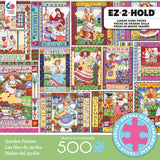 EZ 2 Hold - Garden Fairies- 500 Oversized Piece Puzzle