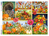 EZ 2 Hold - Autumnal Collage- 500 Oversized Piece Puzzle