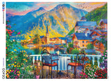 Around the World- 500 piece puzzle- Halstatt Vista