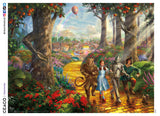 500 Piece Puzzle Thomas Kinkaid WB - Follow the Yellow Brick Road