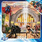 500 Piece Puzzle Thomas Kinkaid DC Comics- Hall of Justice