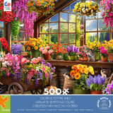 500 Piece Puzzle - Colorful Potting Shed