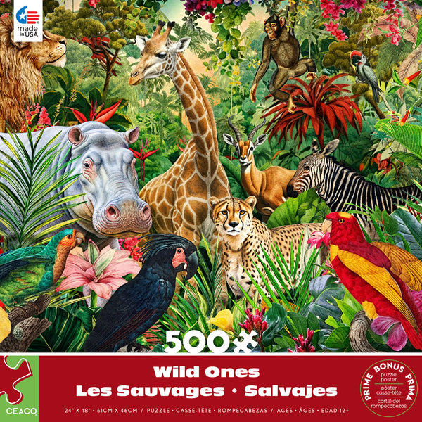 500 Piece Puzzle - Wild Ones