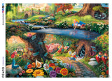 Thomas Kinkade Disney - Alice in Wonderland - 1000 Piece Puzzle