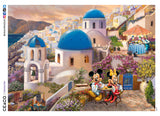 Thomas Kinkade Disney - Mickey and Minnie in Greece - 1000 Piece Puzzle