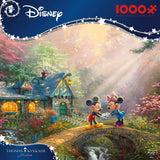 Thomas Kinkade Disney - Mickey and Minnie Sweetheart Bridge - 1000 Piece Puzzle