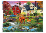 EZ 2 Hold - Memories on the Farm - 1000 Oversized Piece Puzzle