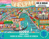 EZ 2 Hold - Venice Dogs - 1000 Oversized Piece Puzzle