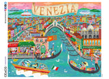 EZ 2 Hold - Venice Dogs - 1000 Oversized Piece Puzzle