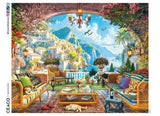 EZ 2 Hold - Mediterranean Terrace View - 1000 Oversized Piece Puzzle