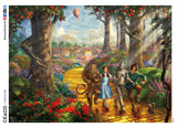 Thomas Kinkade - Follow the Yellow Brick Road - 1000 Piece Puzzle