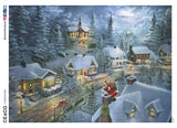 Thomas Kinkade Holiday - Santa's Silent Night - 1000 Piece Puzzle