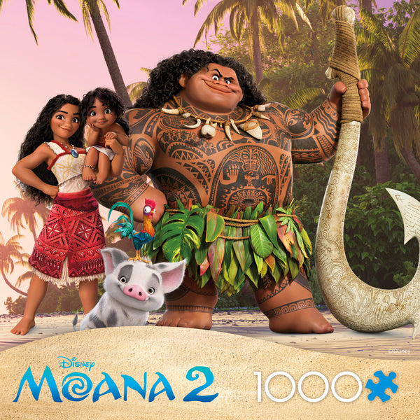 Disney - Moana 2, On the Beach - 1000 Piece Puzzle