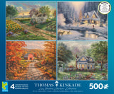 Thomas Kinkade "Seasons" - Multipack - 4 in 1 Puzzles