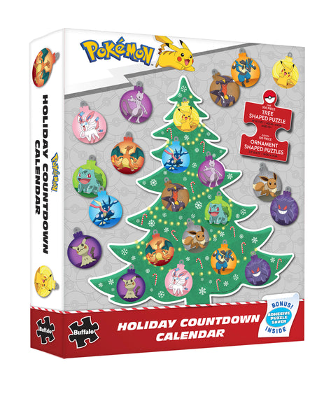 Pokemon Holiday Countdown Calendar - 12 puzzle set